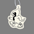 Paper Air Freshener Tag W/ Tab - Cardinal (Mascot)